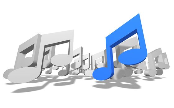 Question mark sign in group on white background