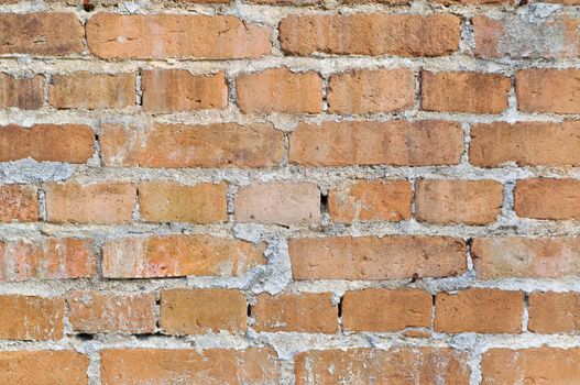 This is a old brick wall It's have a orange