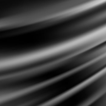 Beautiful Black Silk. Drapery Abstract Background