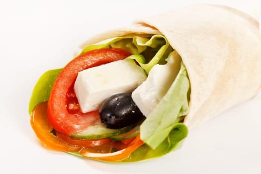 tortilla with vegetables