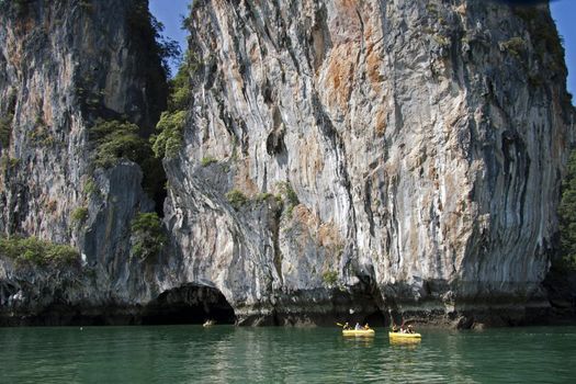 Canoeing, Koh Hong, Phang Nga Bay