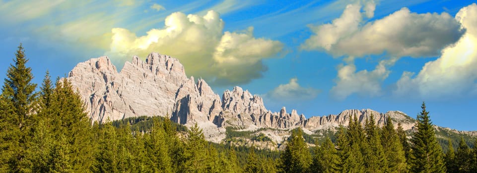 Wonderful Alps Landscape - Italian Dolomites in Summer.