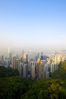 Honk Kong Skyline seen from The Peak