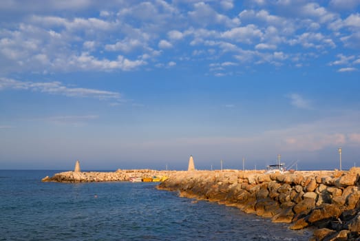 Stony beach