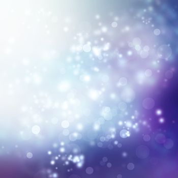 Abstract Lights on Purple and Blue Colored Background 