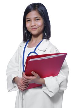 Child playing doctor