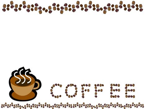 illustration of a coffee card