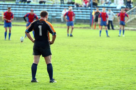 rugby match - poland rugby match of 1st division
