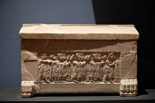 Sarcophagus of Chiusi, Tuscany. 5th century B.C