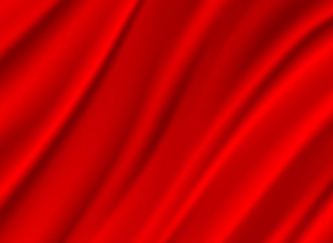 Red Silk Fabric for Backgrounds
