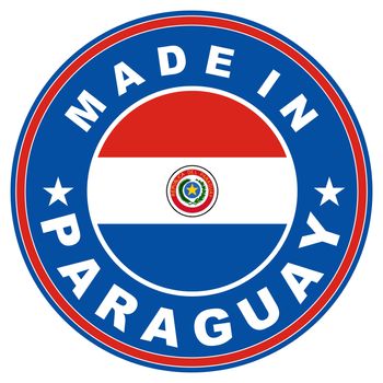 very big size made in paraguay country label