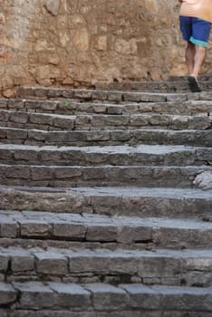 stone stairs