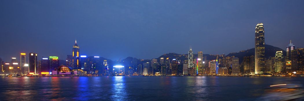Hong Kong Skyline seen from Victoria Harbour