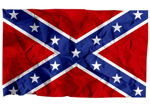 Confederate Flag at the time of the Civil War in America (1861–1865).