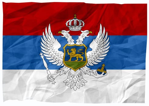 Flag of the Kingdom of Montenegro (1910 - 1918.)