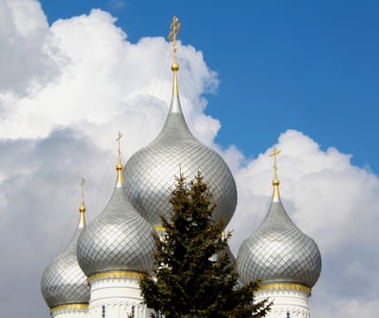 Domes of the churches St. Boris and Gleb Monastery
