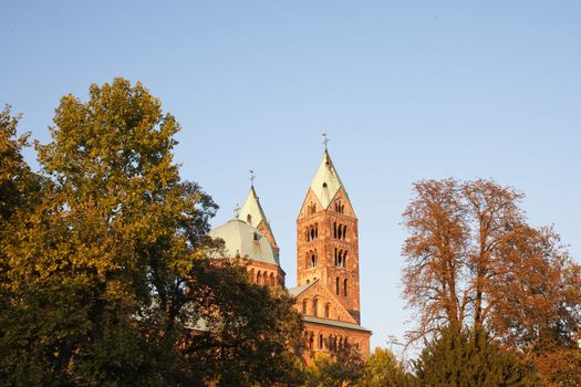 A gothic church in Speyer in Germany
