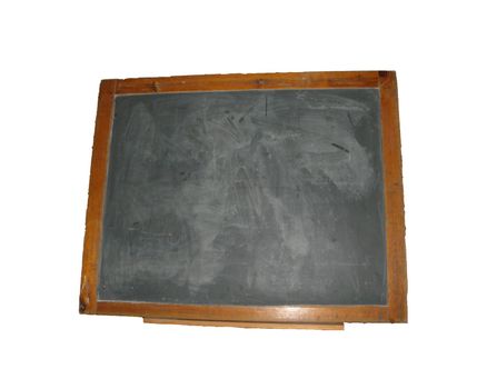 Photo of an old school board. Employee free object.