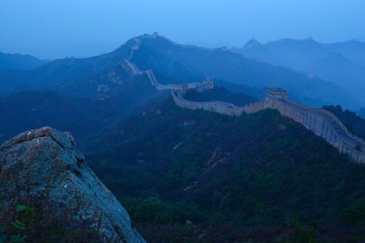 Great Wall of China in Jinshanling, Hebei Province