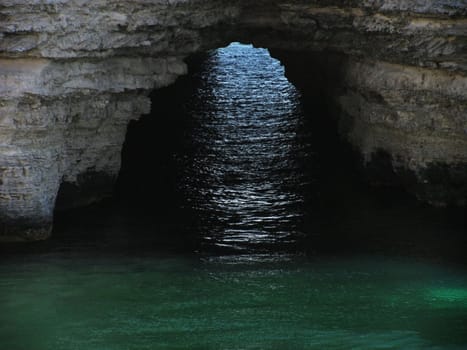 grotto at Black Sea coast