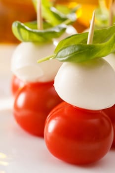 Tomato and mozzarella