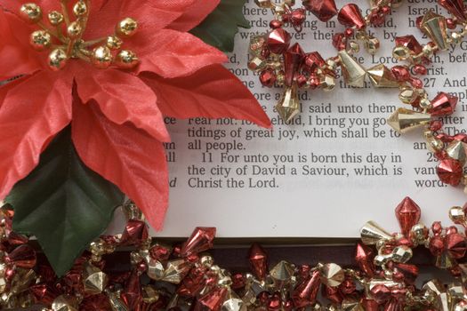 Scripture "for unto you is born this day in the city of David a Saviour"