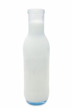 bottle of milk isolated on white background
