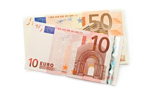 Euro isolated on white