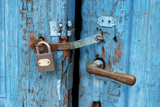 Rusty doorknob