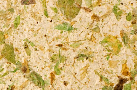 Closeup of handmade paper texture background.