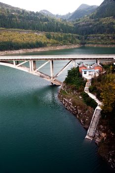 Chinese Guizhou Yi national minority village beautiful scenery