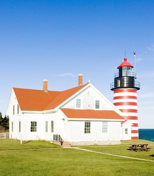 West Quoddy Head Lighthouse, Maine, USA