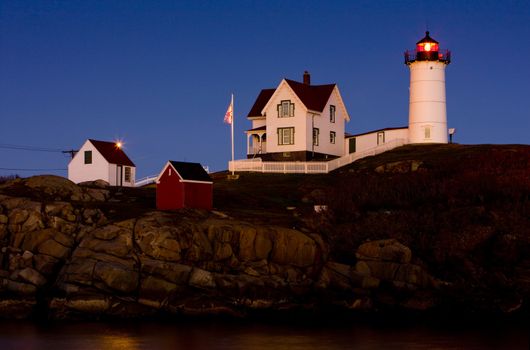 Nubble Lighthouse, Cape Neddick, Maine, USA