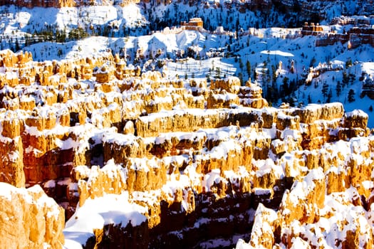 Bryce Canyon National Park in winter, Utah, USA