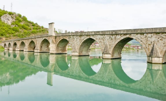 bridge over Drina River, Visegrad, Bosnia and Hercegovina