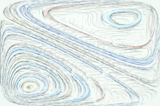 A unique line drawing pattern as a background
