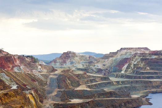copper mine, Minas de Riotinto, Andalusia, Spain
