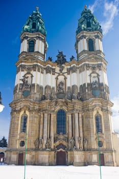 pilgrimage church in Krzeszow, Silesia, Poland