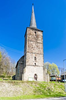 romanesque church in Swierzawa, Silesia, Poland