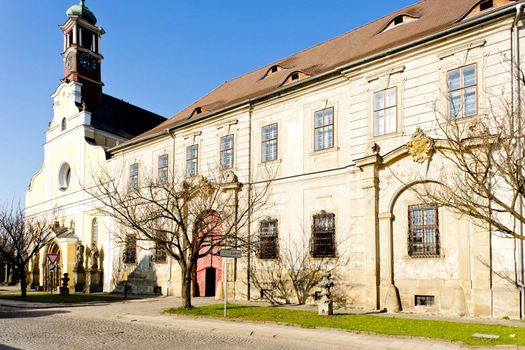 monastery's church of Virgin Mary assumption and benedictine monastery, Police nad Metuji, Czech Republic