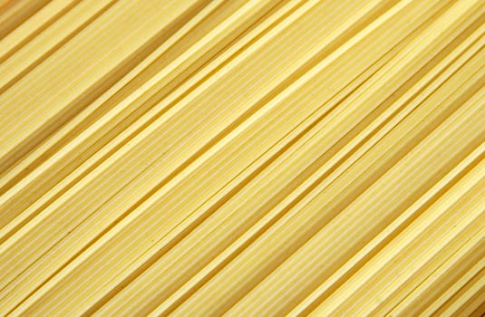 Italian pasta - meal for vegetarians on a white background