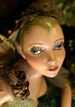 Portrait of the doll close-up