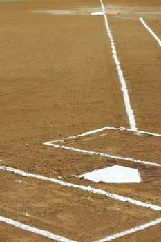 a picture of a beaseball infield