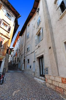 Narrow Alley With Old Buildings In The Chianti Region