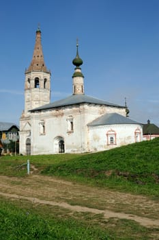 Old orthodox church in russian town Suzdal