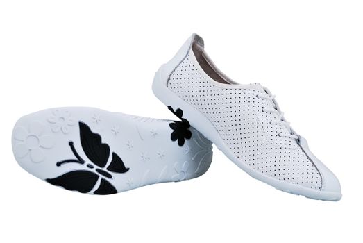 Women's sports shoes on a white background