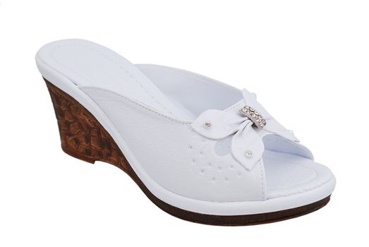 Women's Wedge-heeled shoes on a white background