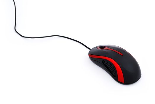 computer mouse on white background