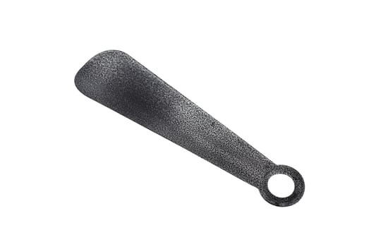 Grey shoehorn on a white background
