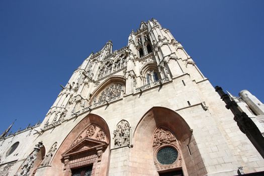 Burgos Cathedral in Spain. UNESCO World Heritage Site.
